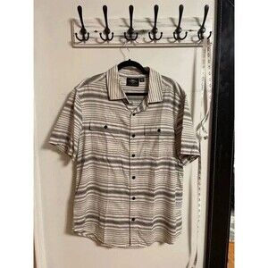 Harley-Davidson Men's Heritage Striped Short Sleeve Button-Up